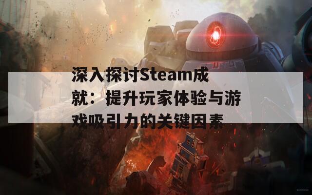 深入探讨Steam成就：提升玩家体验与游戏吸引力的关键因素