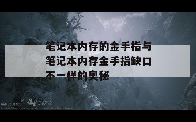 笔记本内存的金手指与笔记本内存金手指缺口不一样的奥秘